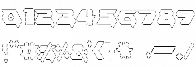 Asciid Font OTHER CHARS