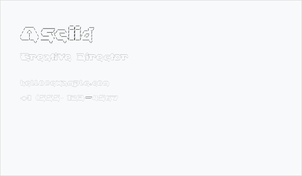 Asciid Business Card