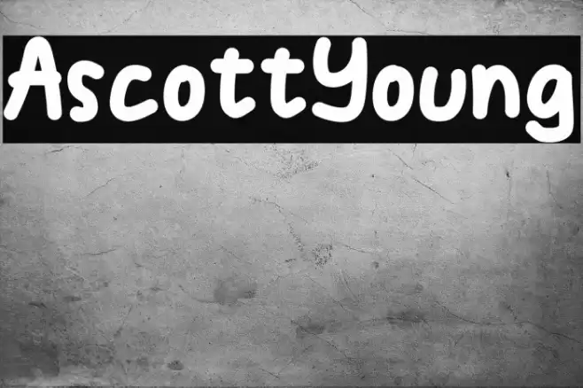 AscottYoung Font examples