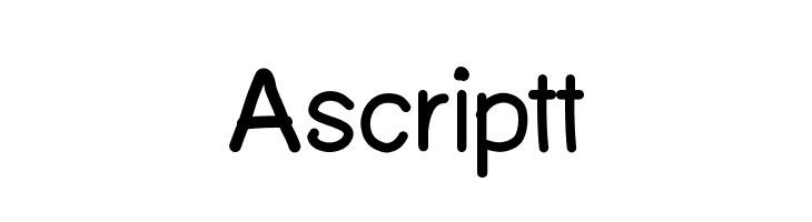 Ascriptt  नि: शुल्क फ़ॉन्ट्स डाउनलोड