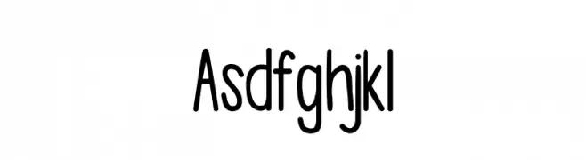 Asdfghjkl  Descarca Fonturi Gratis