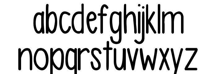 Asdfghjkl Font LOWERCASE