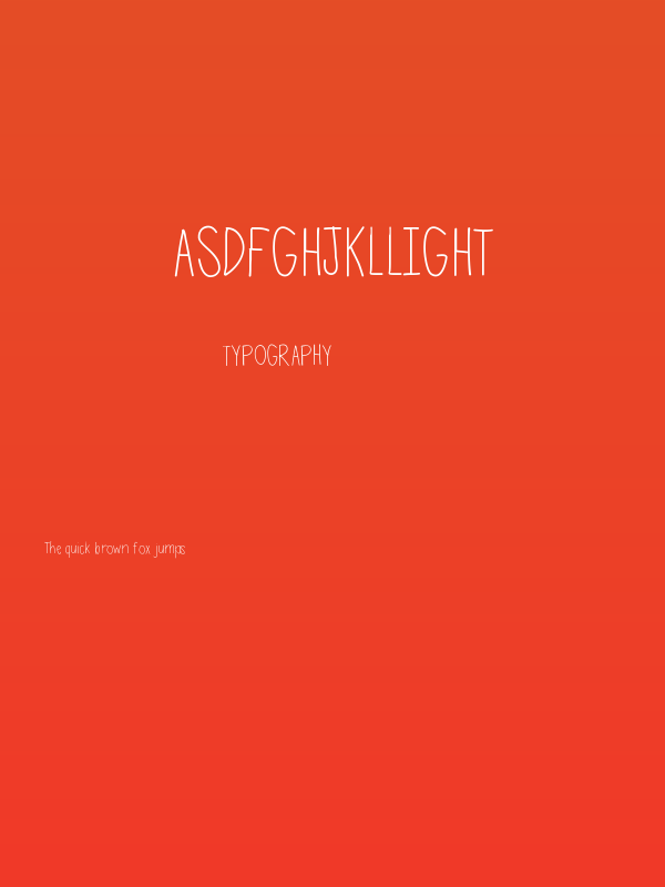 AsdfghjklLight Poster