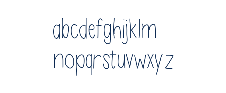 AsdfghjklLight Lowercase