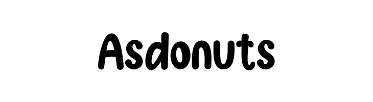 Asdonuts  Free Fonts Download