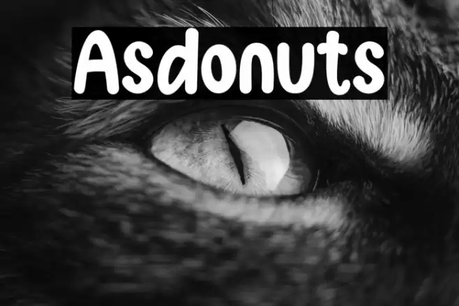 Asdonuts フォント examples