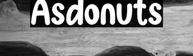 Asdonuts フォント examples
