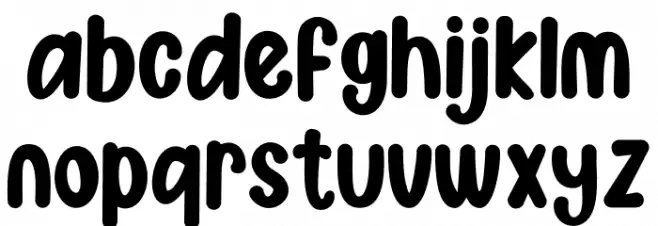Asdonuts フォント 小文字