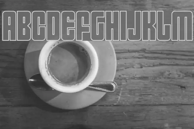 Asectica Outline Demo Font examples