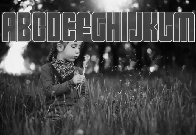 Asectica Outline Demo Font examples