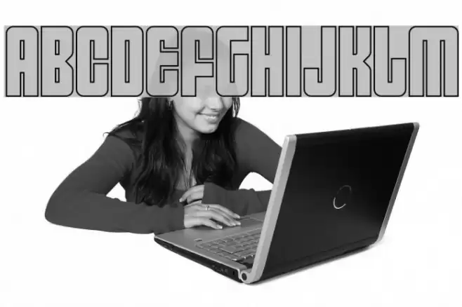 Asectica Outline Demo Font examples