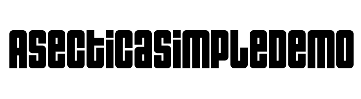 Asectica Simple Demo  Descarca Fonturi Gratis