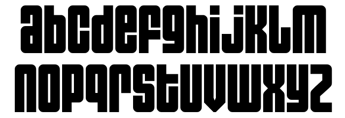 Asectica Simple Demo Font LOWERCASE