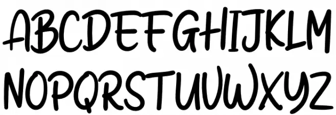 Asegunt Personal Font UPPERCASE