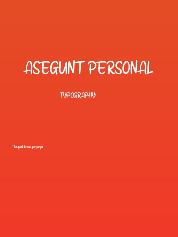 Asegunt Personal Poster