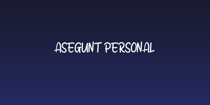 Asegunt Personal Social Header