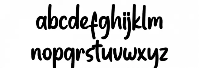 Asegunt Personal Font Litere mici