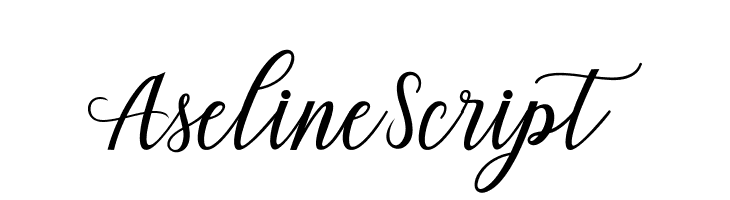 AselineScript  Free Fonts Download