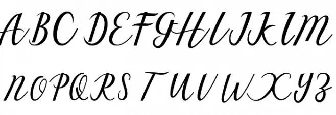 AselineScript Polices MAJUSCULES
