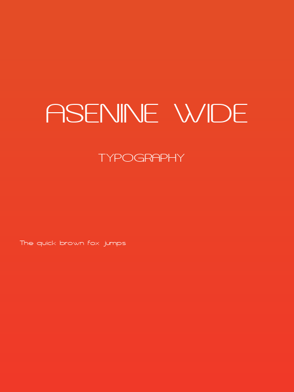 Asenine Wide Poster