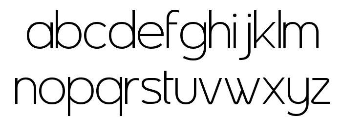 Asenine Font LOWERCASE