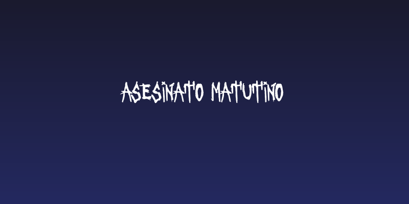 Asesinato Matutino Social Header