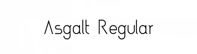 Asgalt Regular  Fuentes Gratis Descargar