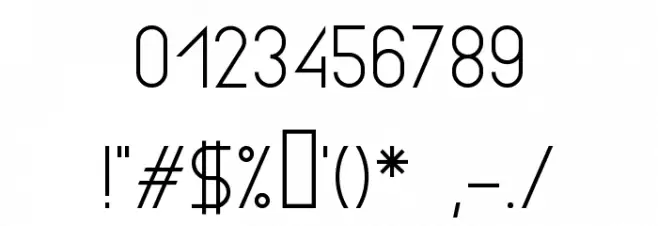 Asgalt Regular Font OTHER CHARS