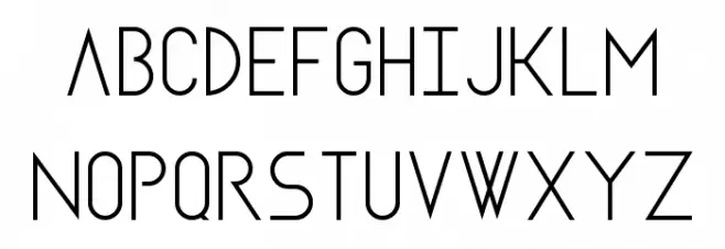 Asgalt Regular 字体 大写