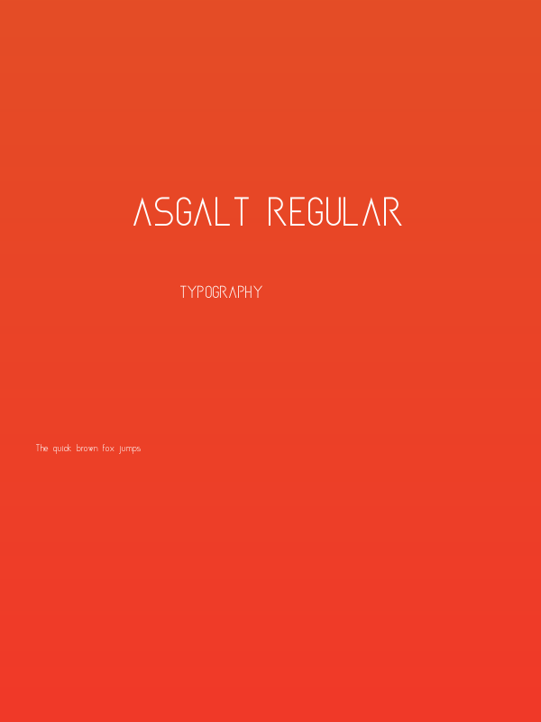 Asgalt Regular Poster