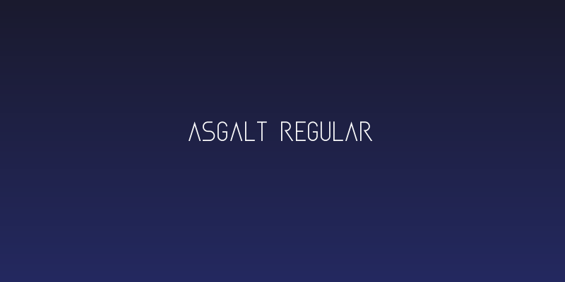 Asgalt Regular Social Header