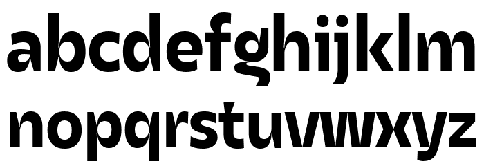Asgard Trial Bold Font LOWERCASE