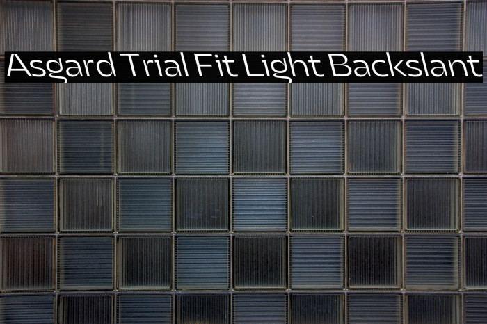 Asgard Trial Fit Light Backslant Example 2