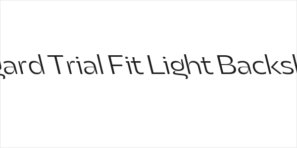 Asgard Trial Fit Light Backslant Logo