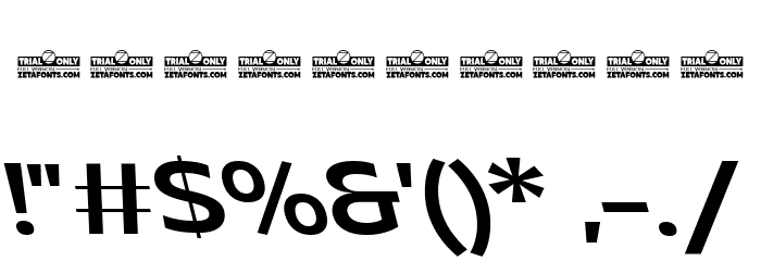 Asgard Trial Fit Medium Backslant Font OTHER CHARS