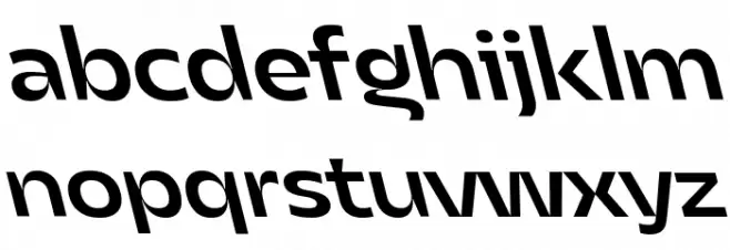 Asgard Trial Fit Medium Backslant Schriftart Kleinbuchstaben