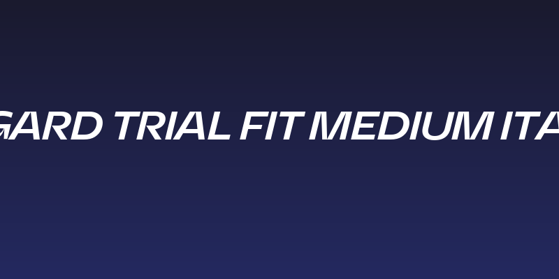 Asgard Trial Fit Medium Italic Social Header