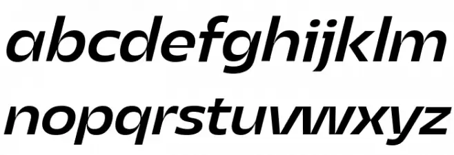 Asgard Trial Fit Medium Italic 字体 小写