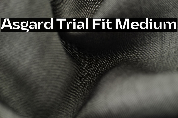 Asgard Trial Fit Medium Example 2