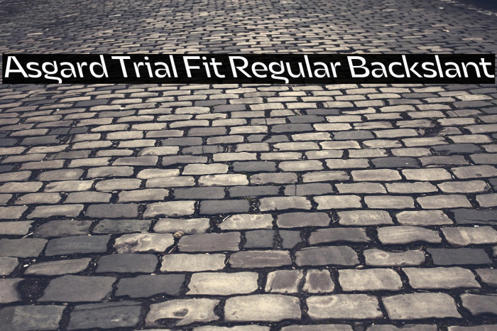 Asgard Trial Fit Regular Backslant Example 3