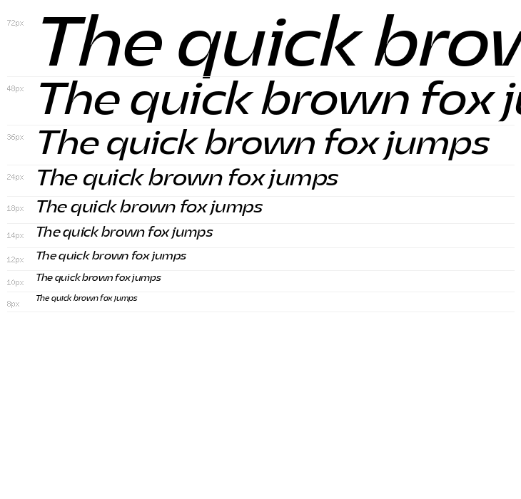 Asgard Trial Fit Regular Italic Waterfall