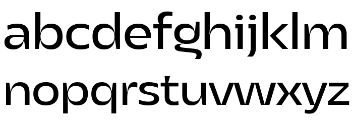 Asgard Trial Fit Regular Font LOWERCASE