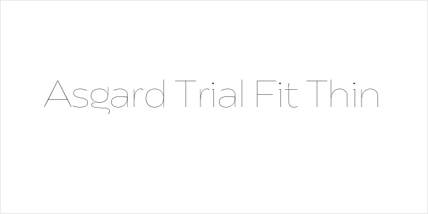 Asgard Trial Fit Thin Logo