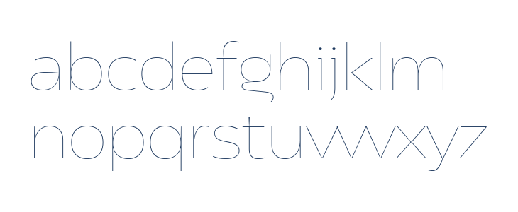 Asgard Trial Fit Thin Lowercase