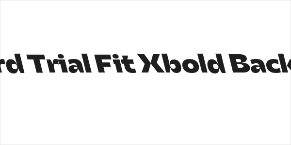 Asgard Trial Fit Xbold Backslant Logo