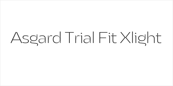 Asgard Trial Fit Xlight Logo