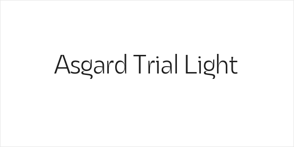 Asgard Trial Light Logo