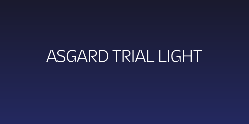 Asgard Trial Light Social Header