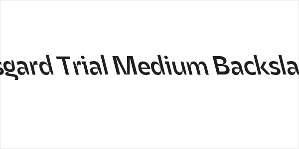 Asgard Trial Medium Backslant Logo