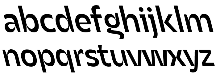 Asgard Trial Medium Backslant Font LOWERCASE
